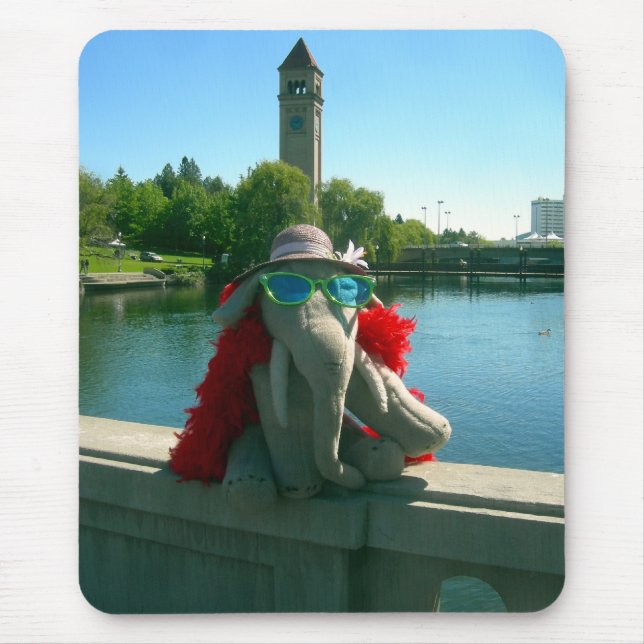 Ms Ella at the park Mouse Pad (Front)