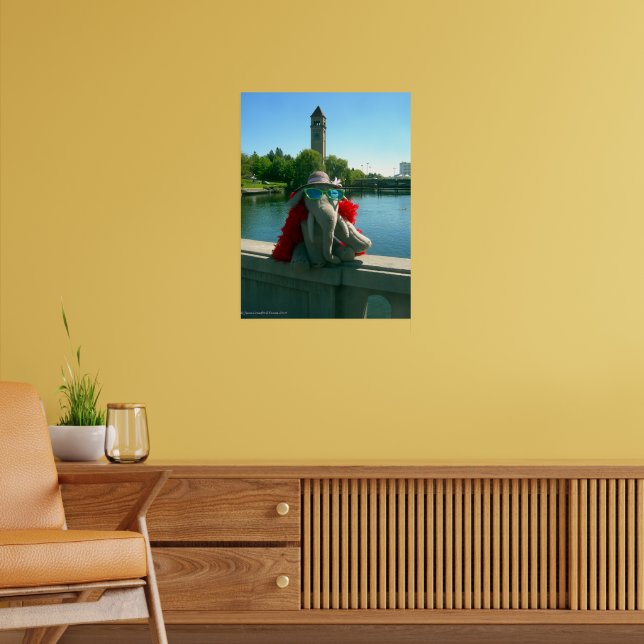 Ms Ella at the park Poster (Living Room 2)