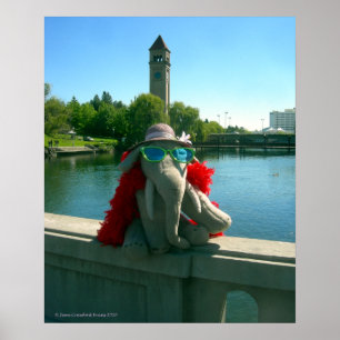 Ms Ella at the park Poster