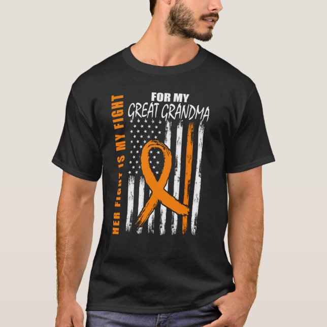 MS Family Fight Great Grandma Multiple Sclerosis F T-Shirt (Front)