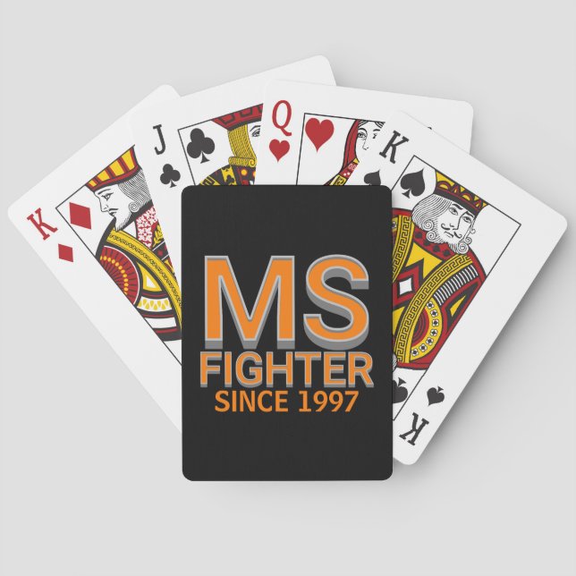 MS Fighter Playing Cards (Back)