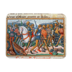 Ms Fr 5054 f.11 The Battle of Agincourt, 1415, fro Magnet