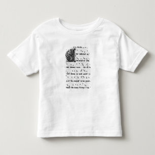 Ms.Fr 844 fol.138v Song by Blondel de Nesles Toddler T-Shirt