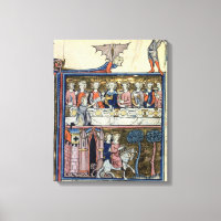 Ms Fr 95 f.326 King Arthur and his Knights around