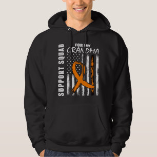 MS Grandma Multiple Sclerosis Awareness US Flag Fa Hoodie