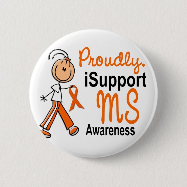 MS iSupport 1 SFT 6 Cm Round Badge (Front)