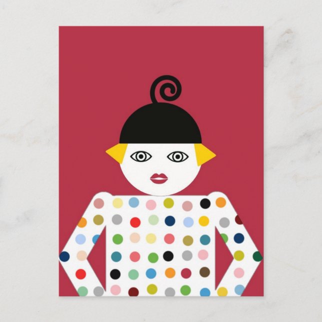 Ms. Martzkin Pop Art Postcard © 2012 M. Martz (Front)