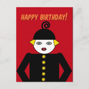 Ms. Martzkin Pop Art Postcard © 2012 M. Martz