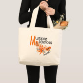MS Multiple Sclerosis BUTTERFLY 3.1 Large Tote Bag (Front (Product))