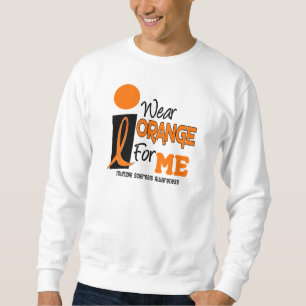 MS Multiple Sclerosis I Wear Orange For ME 9 Sweatshirt