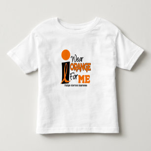 MS Multiple Sclerosis I Wear Orange For ME 9 Toddler T-Shirt