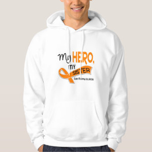 MS Multiple Sclerosis MY HERO MY SISTER 42 Hoodie