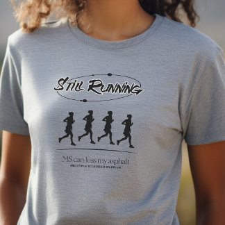 MS, multiple sclerosis warrior runner gift T-Shirt