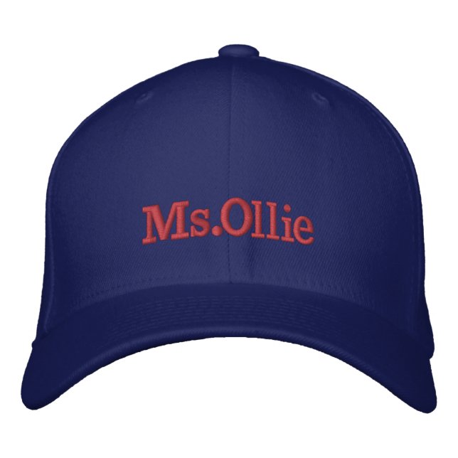 Ms Ollie Embroidered Hat (Front)