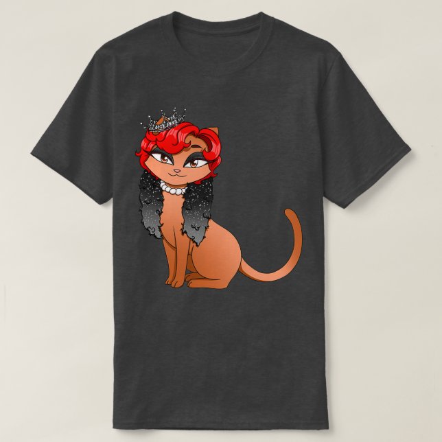Ms Pretty Kitty T-Shirt (Design Front)