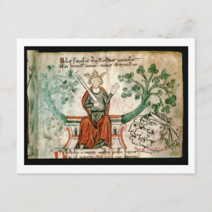 Ms Royal 20 A11 Richard I (1157-99) (The Lion-Hea Postcard