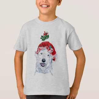 Ms Santa Labradoodle Kids T-shirt