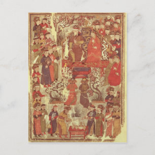 Ms. Supp. Pers.Genghis Khan and his wife Postcard