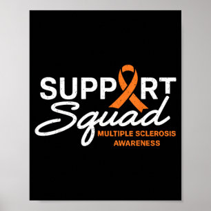 MS Support Squad National Multiple Sclerosis Poster