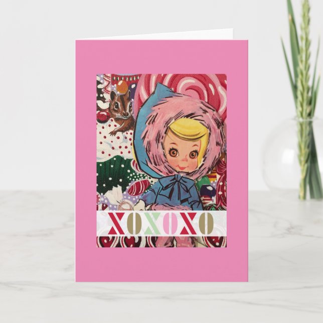 Ms. Suzy Ski Fun Note Card (Front)