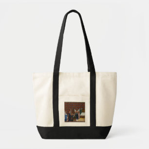 Ms Tiberius B Viii f.58 Coronation of King Charles Tote Bag