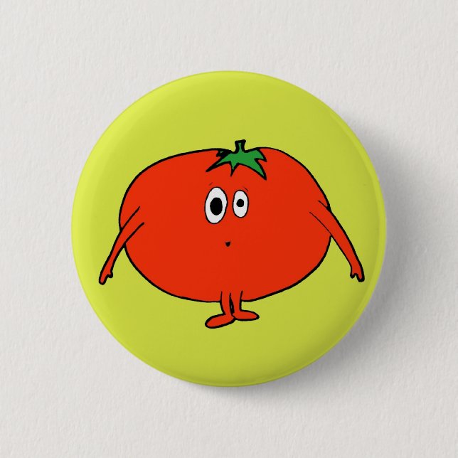 Ms. Tomato 6 Cm Round Badge (Front)
