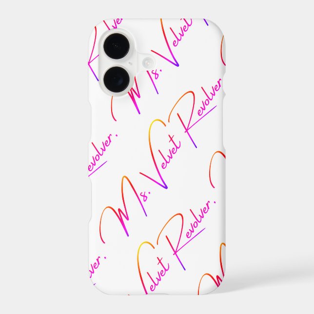 Ms. Velvet Revolver IPhone 13 Case (Back)