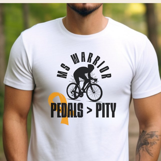 MS warrior, mountain biker, spoonie gift  T-Shirt (Creator Uploaded)