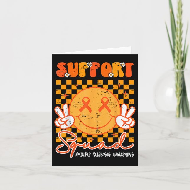 Ms Warrior Ms Support Squad Multiple Sclerosis Awa Card (Front)
