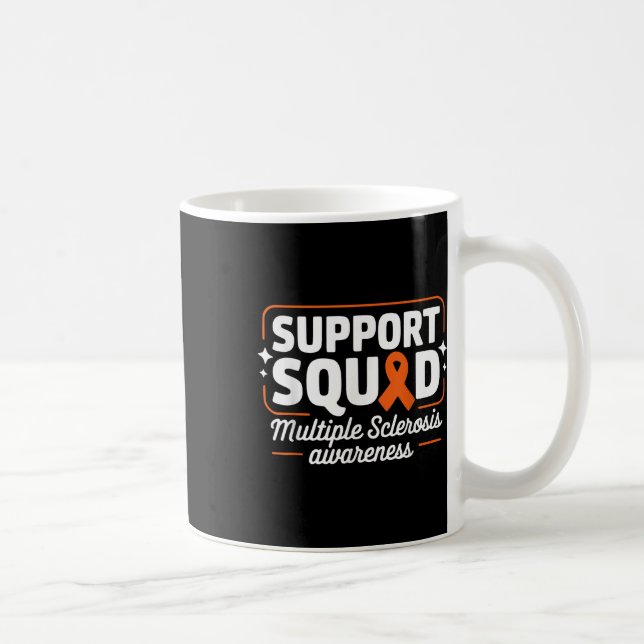 Ms Warrior Ms Support Squad Multiple Sclerosis Awa Coffee Mug (Right)