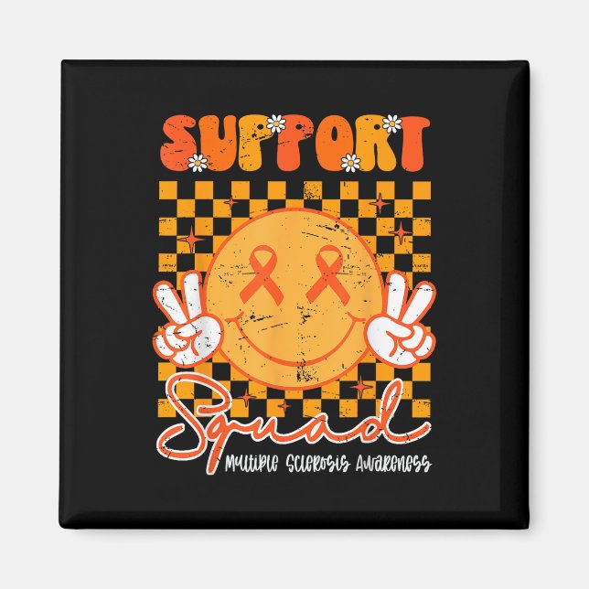 Ms Warrior Ms Support Squad Multiple Sclerosis Awa Magnet (Front)