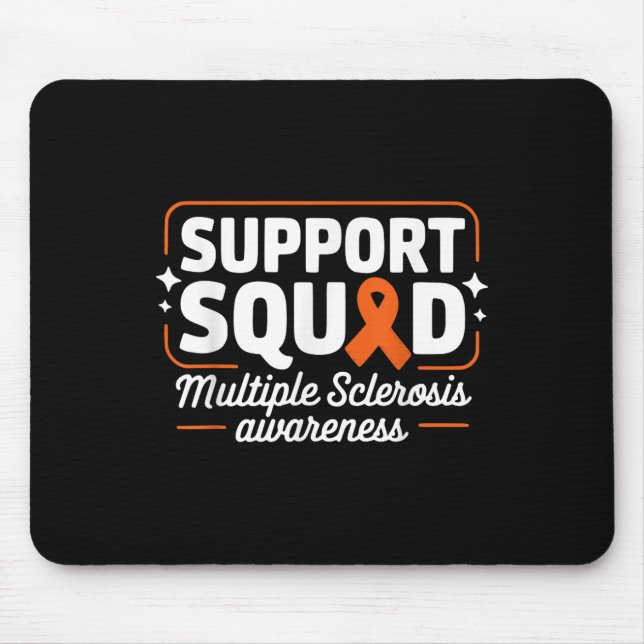 Ms Warrior Ms Support Squad Multiple Sclerosis Awa Mouse Pad (Front)