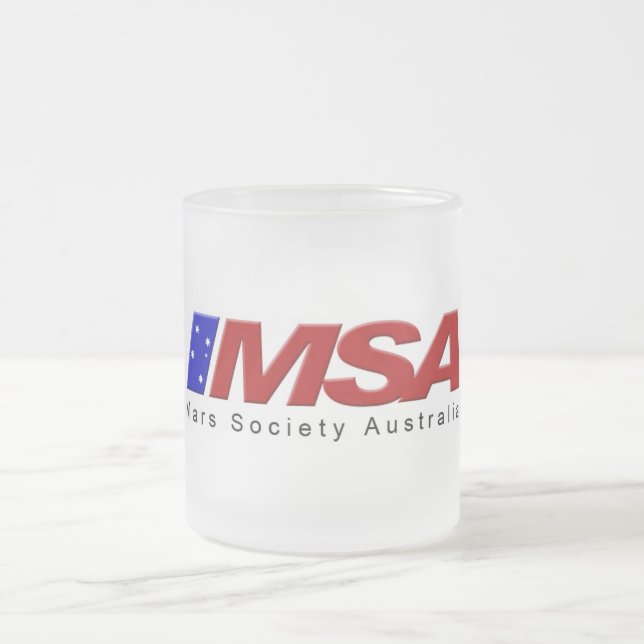 MSA Frosted Glass Mug (Center)