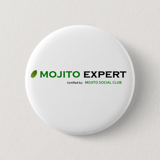 MSCMojitoExpertCertified10x10 6 Cm Round Badge (Front)