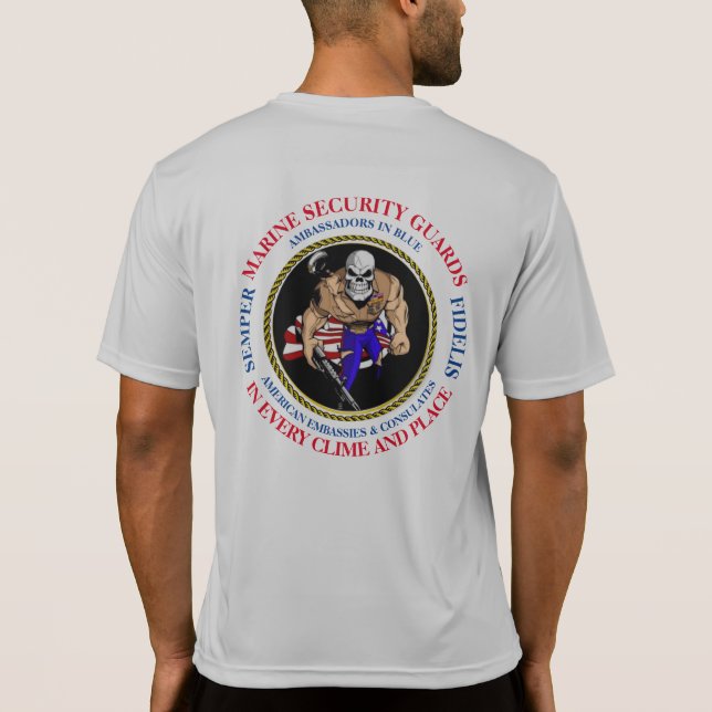 MSG AMBASSADOR IN BLUE T-Shirt (Back)