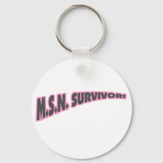 MSN Survivor In Pink Key Ring