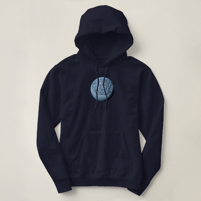 MST3K Moon Hoodie (Navy) (Design Front)