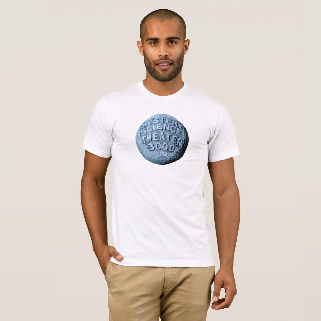 MST3K Moon T-Shirt (White) (Front Full)