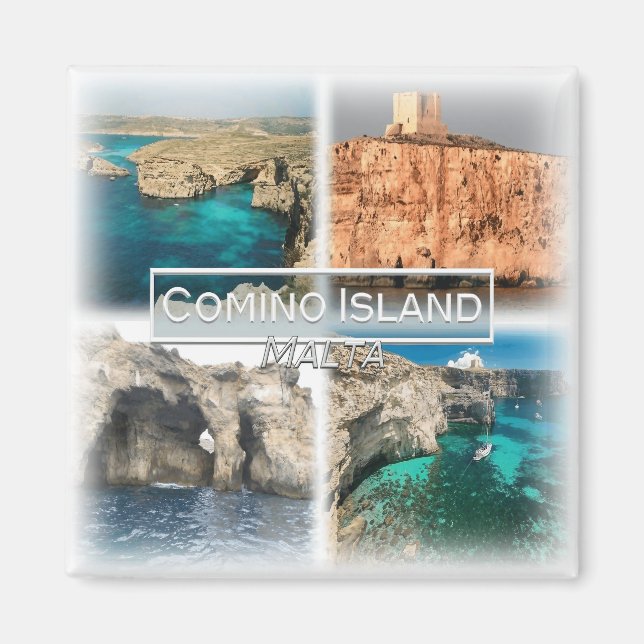 MT0014 Europe, Malta, Comino,  fridge Magnet (Front)