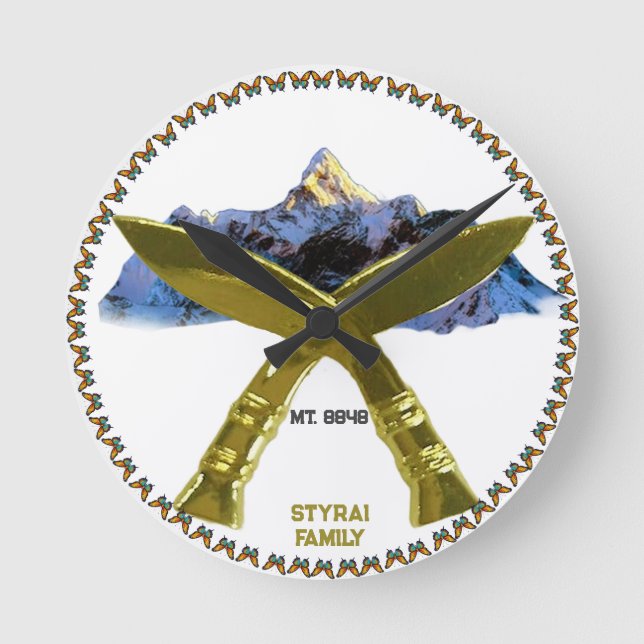 MT 8848 ROUND CLOCK (Front)