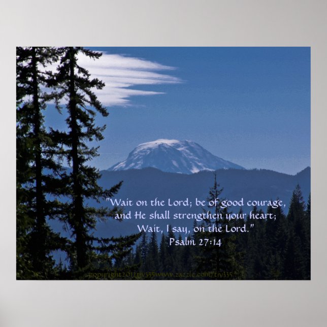 Mt. Adams 2 w/Scripture Verse Poster (Front)
