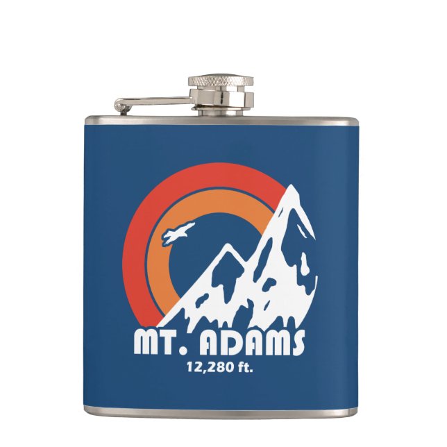 Mt. Adams Sun Eagle Hip Flask (Front)