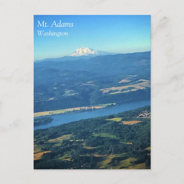 Mt. Adams, Washington Postcard (Front)