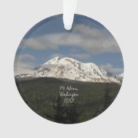 Mt. Adams, Washington Scenic Photo Ornament