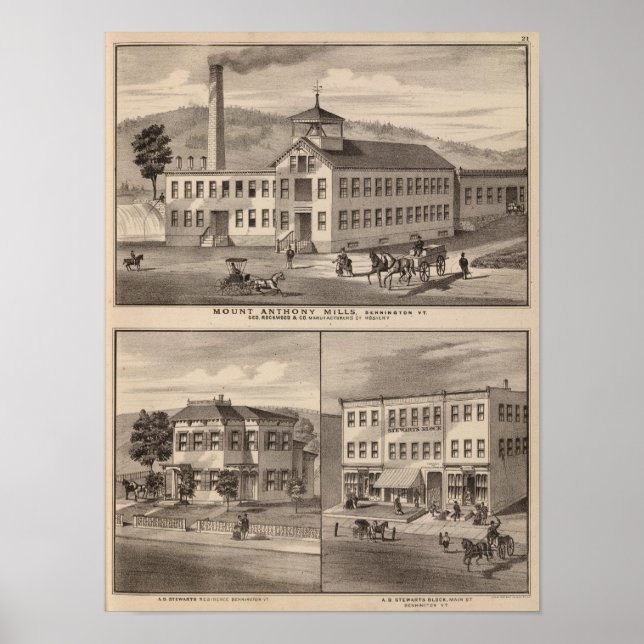 Mt. Anthony Mills Poster (Front)