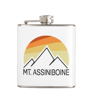 Mt. Assiniboine Retro Hip Flask