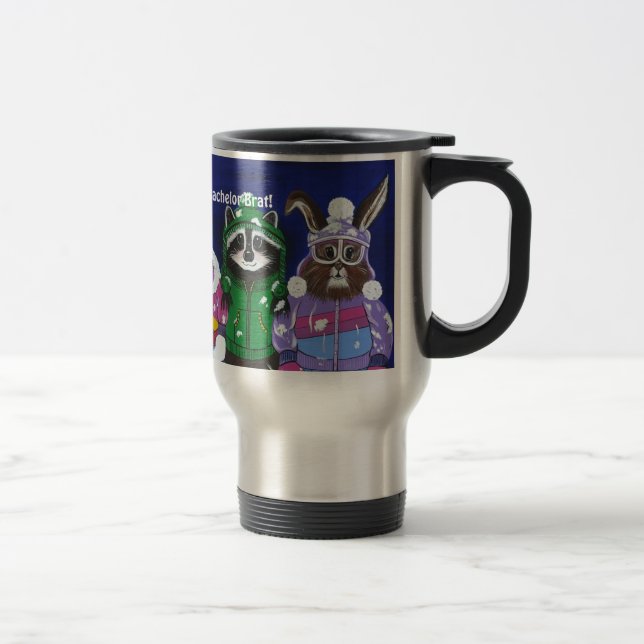 Mt. Bachelor Brats Travel Mug (Right)