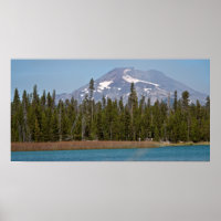 Mt Bachelor from Little Lava Lake, Oregon