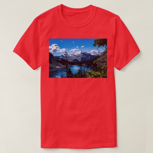 Mt Baker and Baker Lake T-Shirt (Design Front)