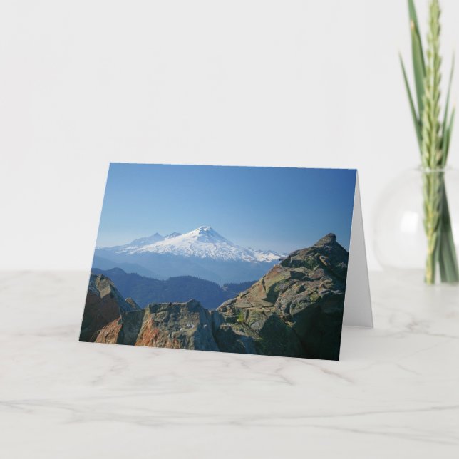 Mt. Baker greeting Card (Front)
